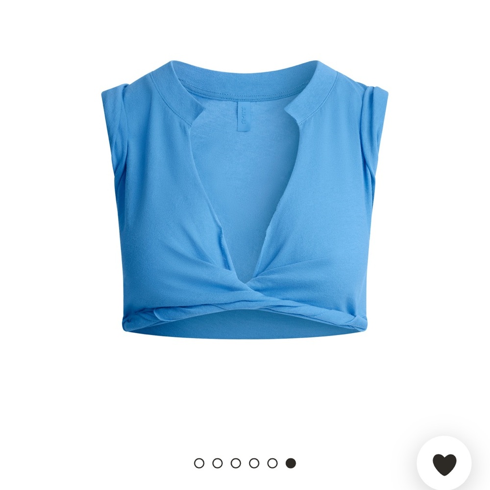 SKIMS Blue Twist Tank Top - XL